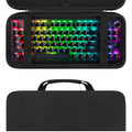 Linkidea Hard Travel Case for TKL Keyboard, Computer 87 Key Keyboard Carrying Case Protective Storage Box Bag, Compatible with Razer Huntsman V2 TKL Tenkeyless Keyboard