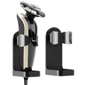 Linkidea 2 Pack Wall Mount Electric Shaver Holder, Self-adhesive Shower Organizer for Philips 7, 9 Series, Bathroom Razor Stand (Black)