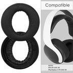 Replacement Ear Pads for Sony PlayStation 5 PULSE 3D Headphones, Ear Cushions ( Mesh Fabric / Black)