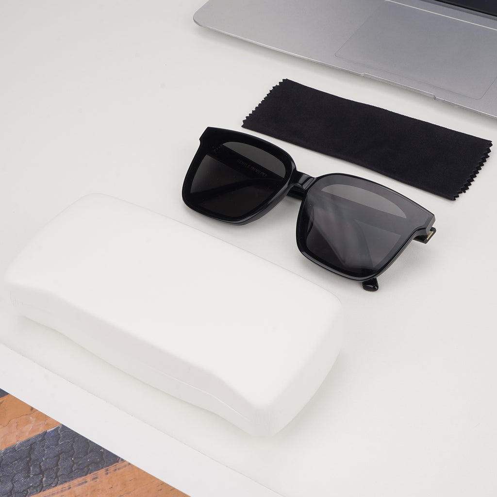 Extra Large Hard Shell Sunglasses Case, Oversized Sun Glasses Storage Organizer Compatible with DIOR Diorbay S1U Prada PR 59WS PR 63XS Gucci GG0595S GG0422S GG0879S (XL/White)