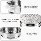 Linkidea Stainless Steel Steamer Basket Insert Compatible with CUCKOO CR-0601C 6-Cup Rice Cooker, Steaming Rack Tray for Vegetables, Dumplings, Fish & More