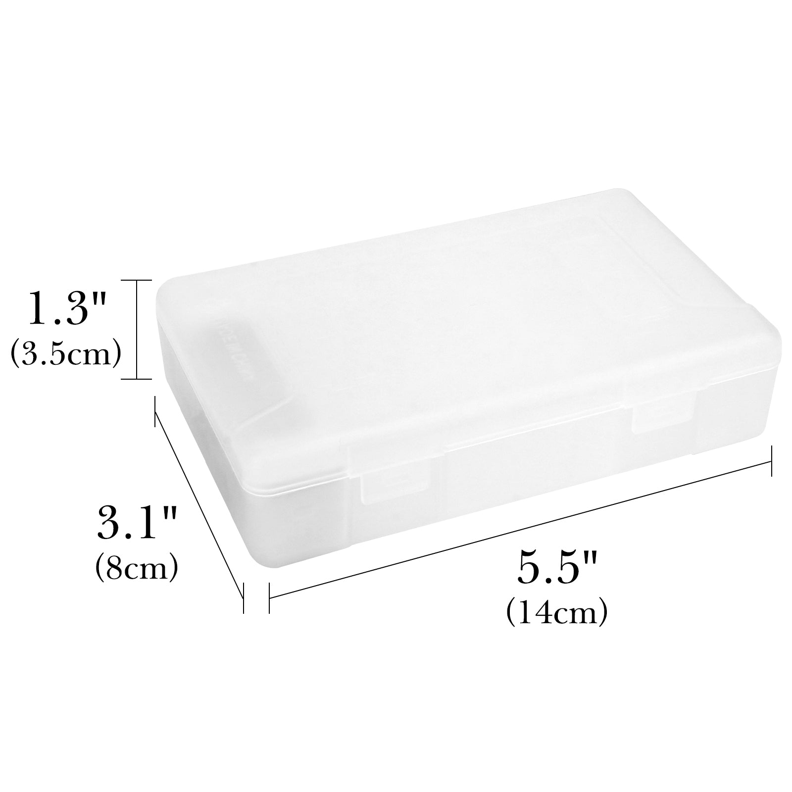 Linkidea 2 Pack Battery Organizer Case with Tester, Portable Holder for 20 AA and 22 AAA Cells, Durable Plastic Storage Box for Travel and Home Use, White