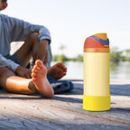 Linkidea 2 Pack Water Bottle Boot Compatible with Owala FreeSip 16oz, FreeSip Tritan 25oz, Silicone Anti-Slip Bottle Bottom Bumper Protector (Yellow)