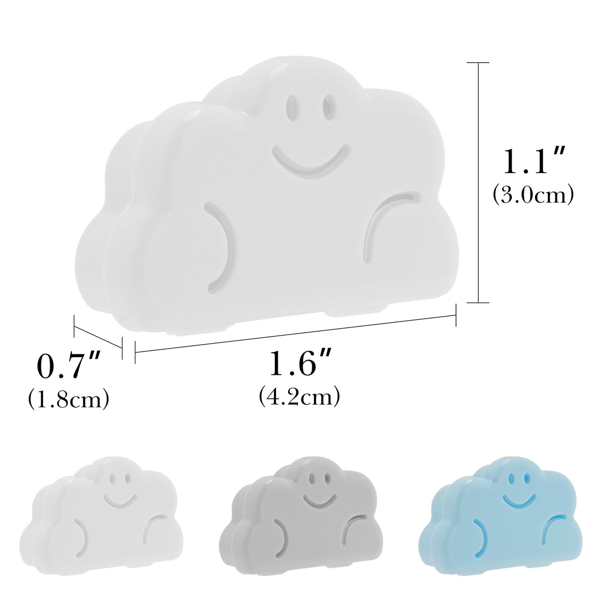 Linkidea 4 Pack Portable Toothbrush Head Cover Cap, Travel Protector Case for Manual Toothbrush, Compatible with Colgate, GUM, Brush Buddies (Multi)