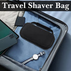 Linkidea Men's Body Hair Grooming Trimmer Travel Case, Compatible with Manscaped Lawn Mower 4.0, 3.0, HC-W032, HCW003A, Groin & Body Portable Shaver Storage Bag (Black)