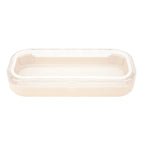 Hard Shell Reading Eyeglasses Case, Clear Plastic Portable Eyewear Display Storage Case for Nightstand Office Desk Organizer