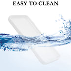 Linkidea Ceramic Electric Toothbrush Holder with Tray, Tooth Brush Stand for Standard Handle, Countertop Organizer Compatible with Philips Sonicare ProtectiveClean, Oral-B iO Series