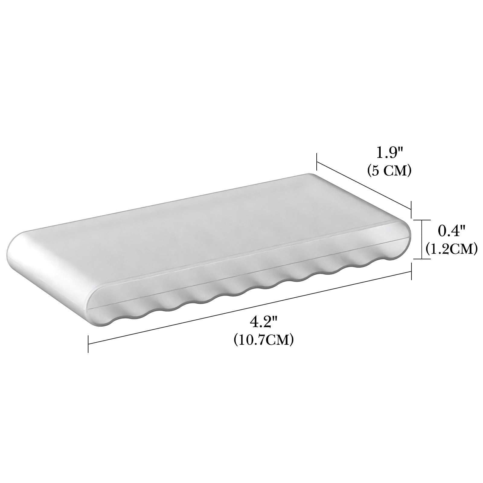 Linkidea 4 Pack Waterproof AAA Battery Organizer Cases, Compact Portable Storage Box Holds 10 Batteries Each for Home, Travel (Clear)