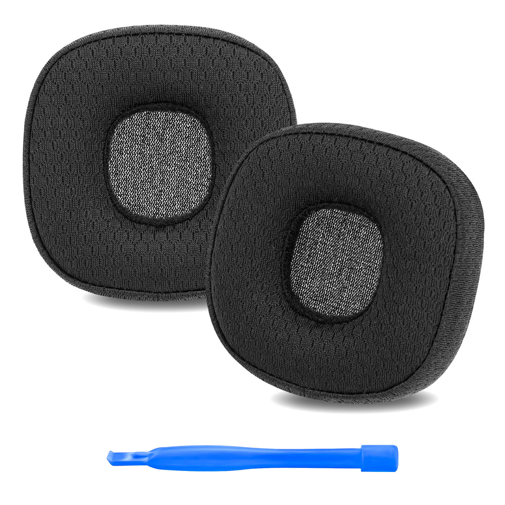 Linkidea Replacement Ear Pads for Marshall Major I/ II/ III/ IV/ V Headphones Ear Cushions (Mesh Fabric/ Black)