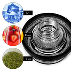 Linkidea 304 Stainless Steel Tea Strainer Compatible with YETI Rambler Bottle 18oz/26oz/36oz/46oz/64oz Chug and MagDock Caps, Ice Strainer Filter Blocker Fruit Stopper, 2 Pack