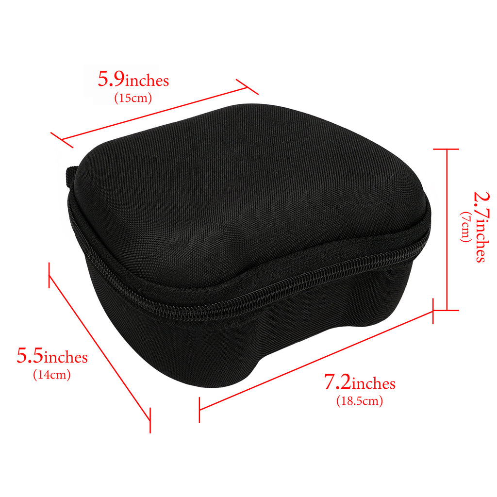 Linkidea Hard Controller Case Compatible with Steam Controller, Xbox Series X/S, Xbox One, Sony PS5/4, Nintendo Switch Pro Controller, Gaming Accessories Storage Carrying Bag (Black)