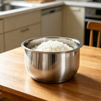 Linkidea Rice Cooker Stainless Steel Inner Pot Compatible with Aroma ARC-954SBD, ARC-914SBDS, Dishwasher Safe, No Coating Replacement Bowl (Old Version)