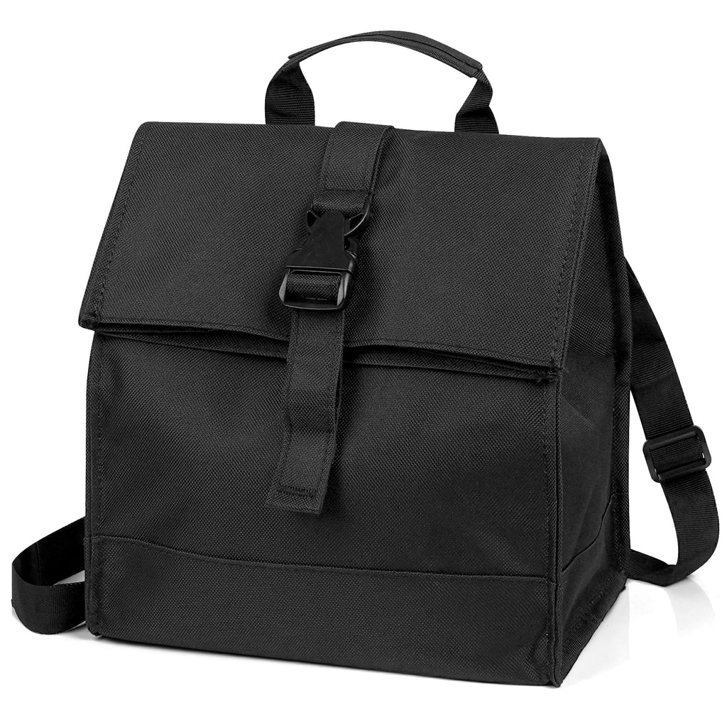 Linkidea Carrying Bag for Electric Heated Lunch Box, Compatible with Crock Pot 28oz, DUPASU 60.8oz, LUNCHEAZE 0.9L, Cordless 1.2L, 1.6L, Aotto 32oz Electric Heated Lunch Box (Black)