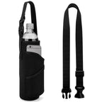 Linkidea Disposable Water Bottle Carrier with Strap Compatible with 33.8 Fl Oz Smartwater, LIFEWTR, Neoprene Plastic Bottled Water Sling Bag Holder with Phone Pocket