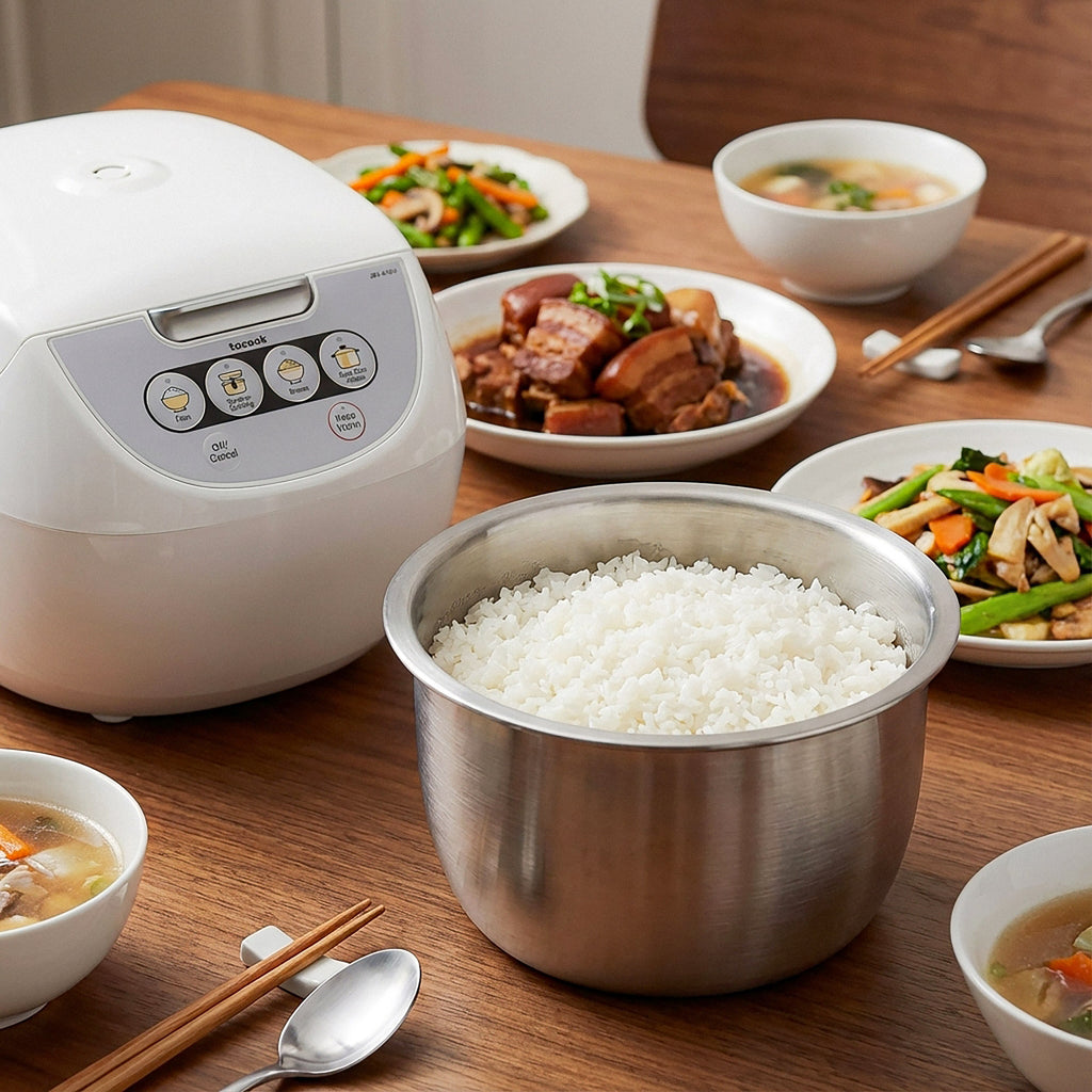 Linkidea Rice Cooker Stainless Steel Inner Pot Compatible with Tiger JBV-A10U,Tiger-JBV-S10U, Dishwasher Safe, No Coating Replacement Bowl