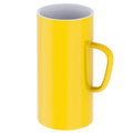 Linkidea 40oz Oversized Coffee Mugs for Office and Home, Extra Large Ceramic Cup with Handle, Heavy Tea Cup Large Capacity Drinking Teacups Gift for Friends, Yellow