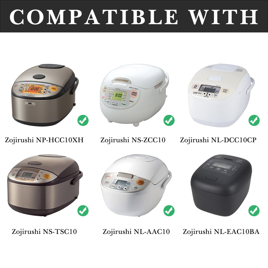 Linkidea 304 Stainless Steel Rice Cooker Steamer Basket Compatible with Zojirushi 5.5 Cups Rice Cookers, Steamer Insert with Handle and Legs for Vegetables, Seafood Steaming