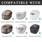 Linkidea 304 Stainless Steel Rice Cooker Steamer Basket Compatible with Zojirushi 5.5 Cups Rice Cookers, Steamer Insert with Handle and Legs for Vegetables, Seafood Steaming