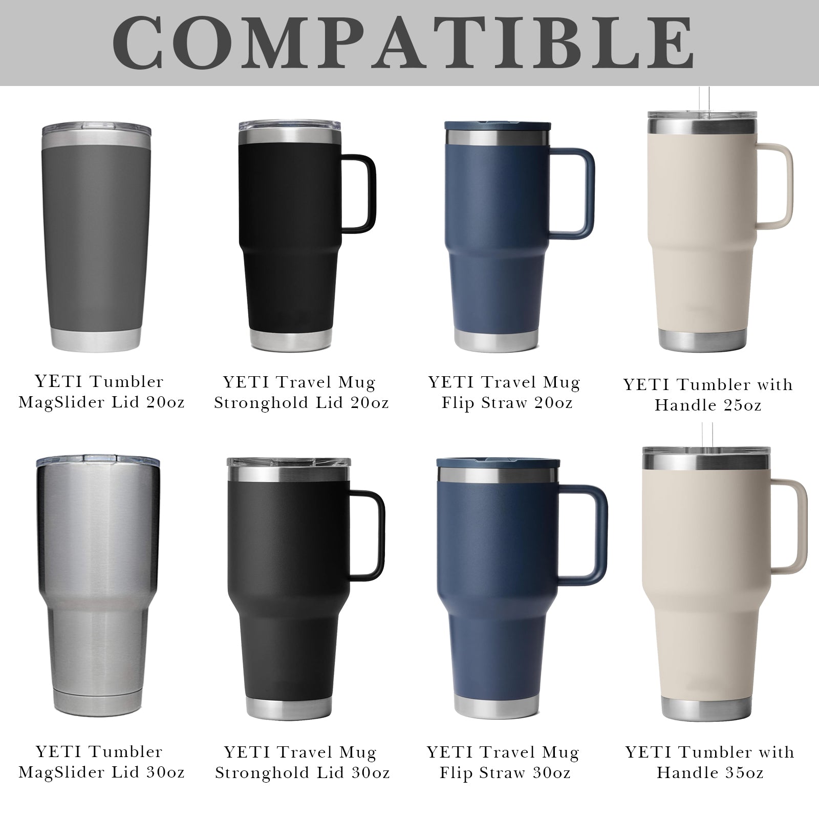 Linkidea 2 Pack Water Bottle Boot Compatible with YETI Tumbler 20oz/30oz, Travel Mug 20oz/30oz, Silicone Anti-Slip Waterbottle Bottom Sleeve Cover Protector (White)