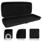 Linkidea Hard Travel Case for Compact 65% Keyboard, Computer 68 Key Wireless/Wired Keyboard Carrying Storage Bag, Compatible with Keychron Q2/V2, Corsair K65 PRO, ASUS ROG Falchion NX 65%