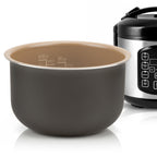 Linkidea Rice Cooker Aluminum Inner Pot Compatible with AROMA-ARC-954SBD, Dishwasher Safe, Replacement Bowl