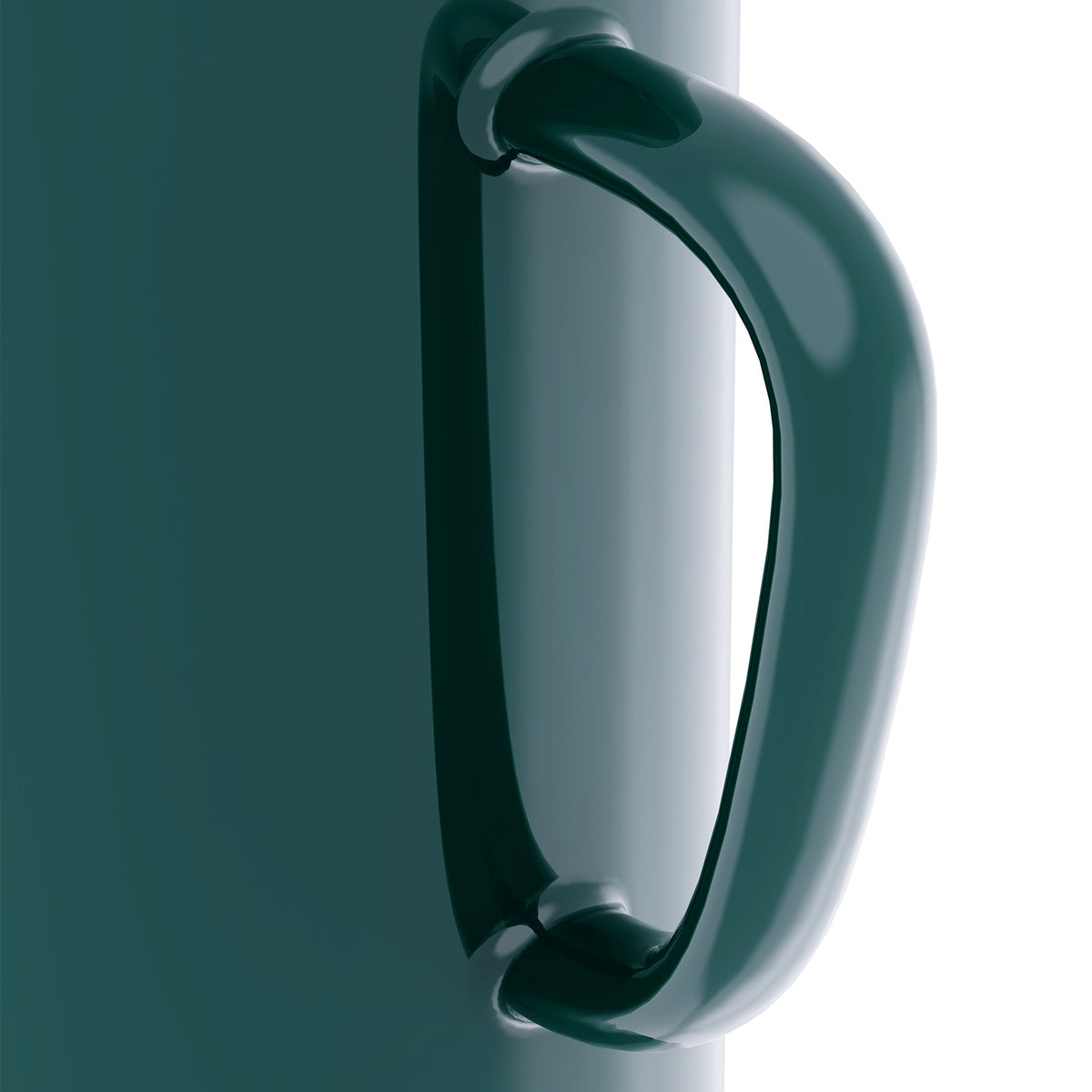 Linkidea 40oz Oversized Coffee Mugs for Office and Home, Extra Large Ceramic Cup with Handle, Heavy Tea Cup Large Capacity Drinking Teacups Gift for Friends, Green