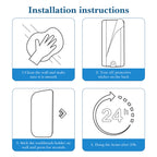 Linkidea Wall Mount Electric Toothbrush Holder, Plastic Power Toothbrush Hanger, Self Adhesive Organizer Compatible with Oral-B iO Series, Philip Sonicare ProtectiveClean (White)