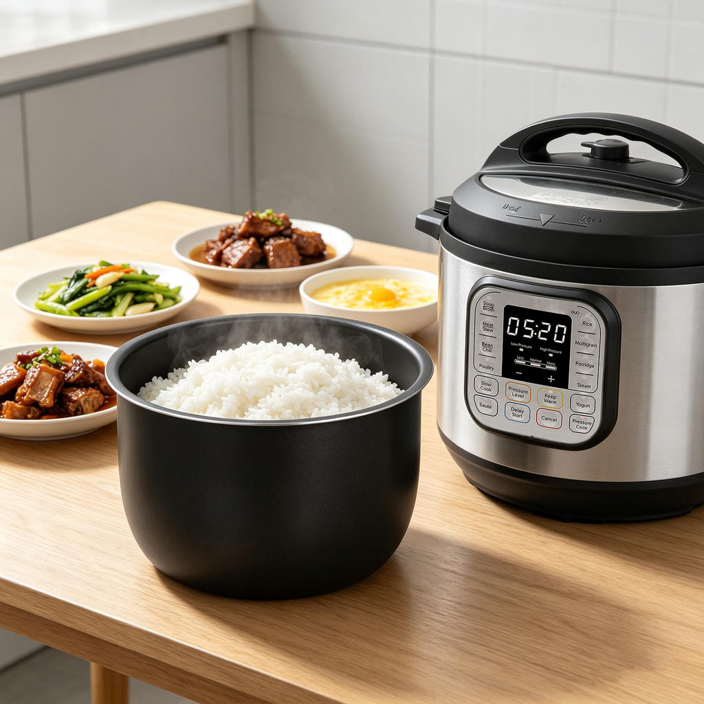 Linkidea 6 Qt Aluminum Alloy Inner Pot Compatible with Instant Pot Duo 7-in-1 Pressure Cooker, Nonstick Cooking Bowl Insert