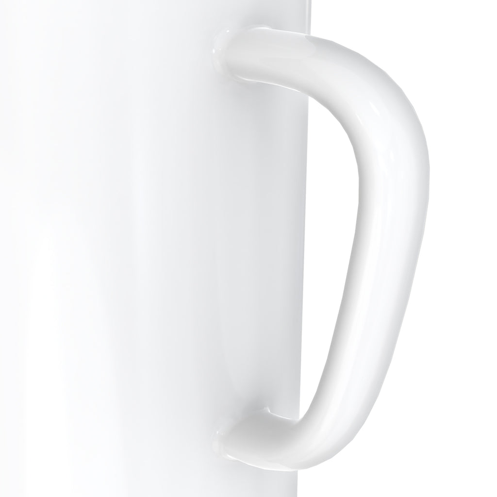 Linkidea Oversized Coffee Mugs 40oz, Extra Large Ceramic Coffee Cup with Handle, Super Big Tea Cup Large Capacity Drinking Teacups for Office and Home, White