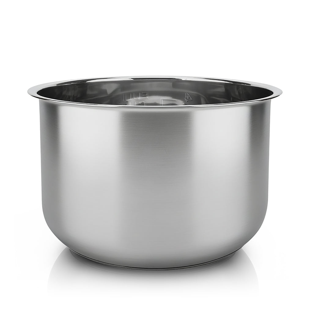Linkidea Rice Cooker Stainless Steel Inner Pot Compatible with Instant Pot Model PPC770, PPC771, Dishwasher Safe, No Coating Replacement Bowl