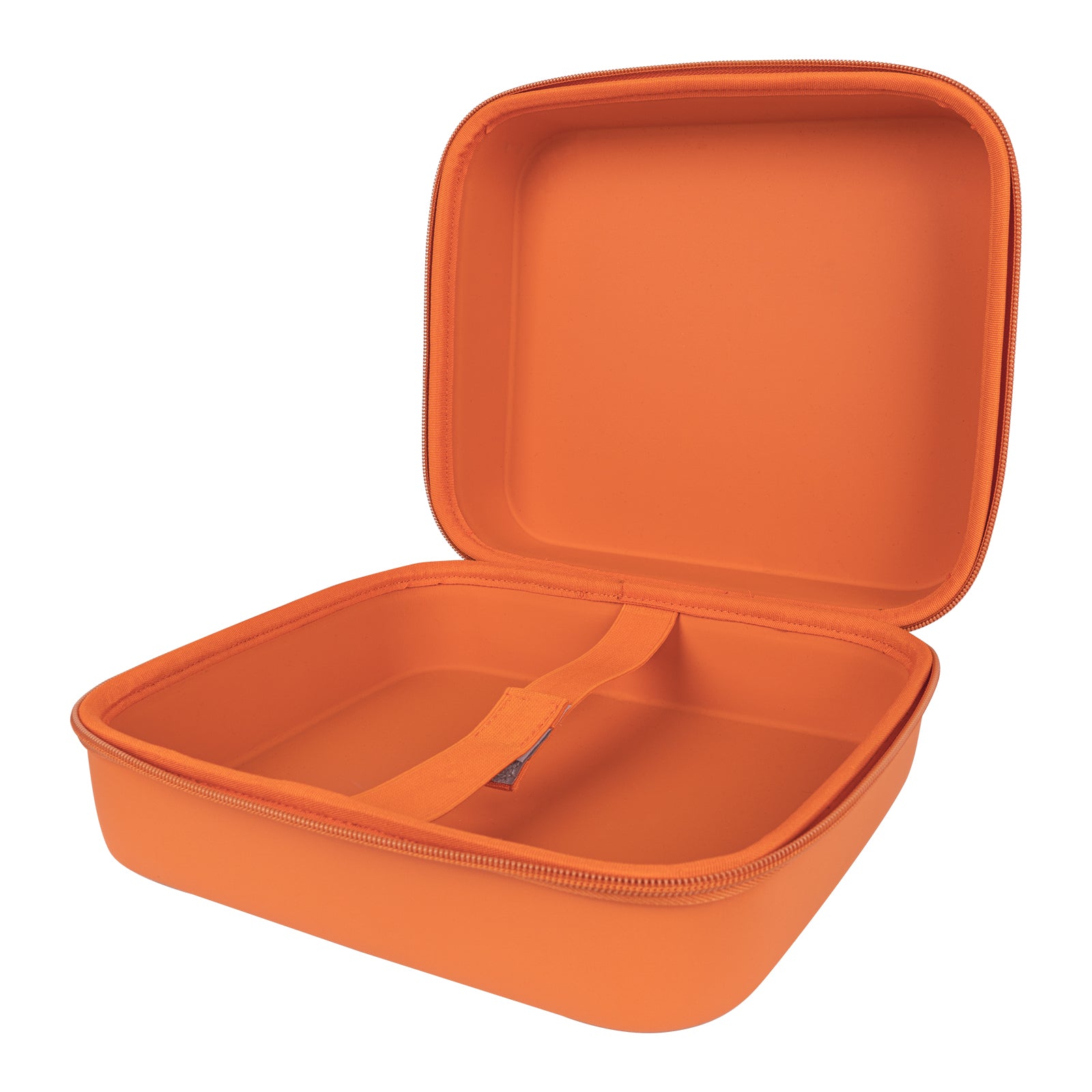 Linkidea Electric Lunch Box Carrying Case Compatible with Crock Pot, DUPASU, Aotto, LUNCHEAZE, Hard Shell Heated Lunch Box Bag with Space for Cable (Orange)