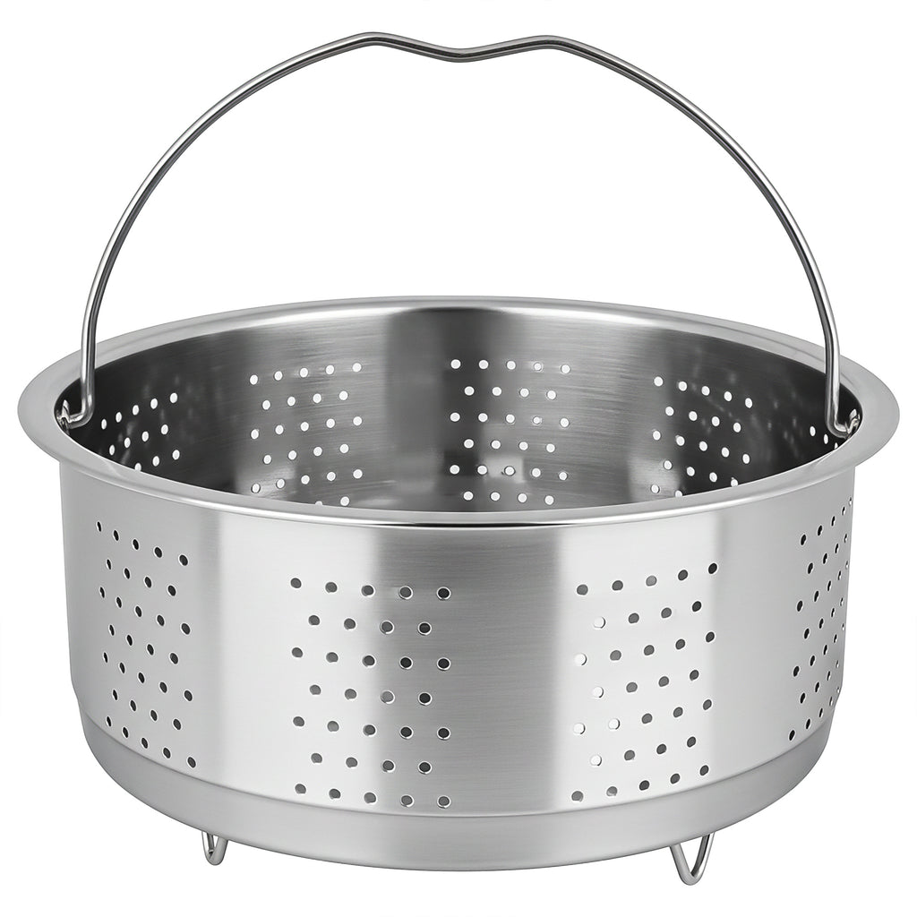 Linkidea 304 Stainless Steel Rice Cooker Steamer Tray Compatible with AROMA-ARC-954SBD, Multi-Purpose Vegetable Steamer Basket for Pots