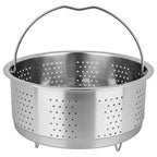 Linkidea 304 Stainless Steel Rice Cooker Steamer Tray Compatible with AROMA-ARC-954SBD, Multi-Purpose Vegetable Steamer Basket for Pots