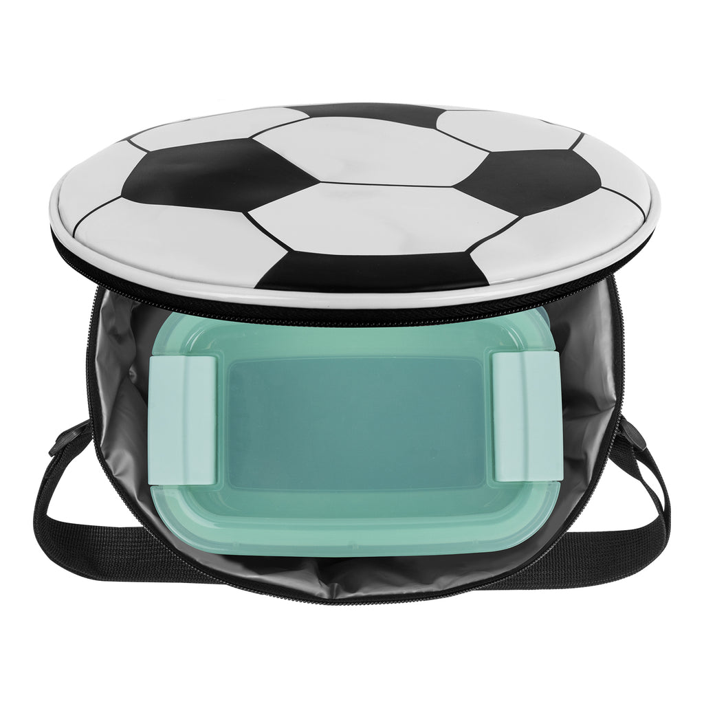Linkidea Insulated Soccer Ball Lunch Tote Bag, Portable Thermal Carrying Case for Picnic & Camping, Reusable Lunch Container Compatible with B.box, Sunhanny, QQKO, Pedeco, Xgxn