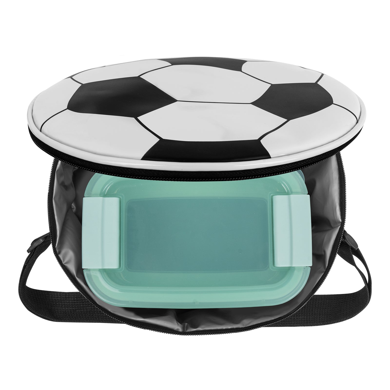 Linkidea Insulated Soccer Ball Lunch Tote Bag, Portable Thermal Carrying Case for Picnic & Camping, Reusable Lunch Container Compatible with B.box, Sunhanny, QQKO, Pedeco, Xgxn