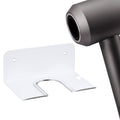Linkidea Wall Mounted Hair Dryer Holder, Screw Hair Dryer Stand for Bathroom, Compatible with Dyson Supersonic Origin, Supersonic Nural (White)