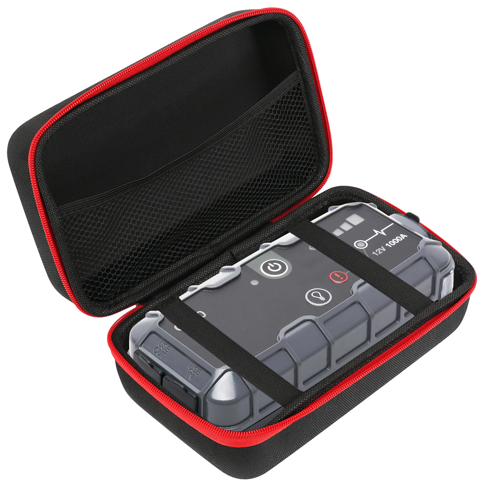 Linkidea Car Jump Starter Hard Storage Case, Travel Protection Bag, Compatible with NOCO GB40 1000A, X GBX45 1250A 12V, XL GB50 1500A, Sport GB20 500A Jump Starter