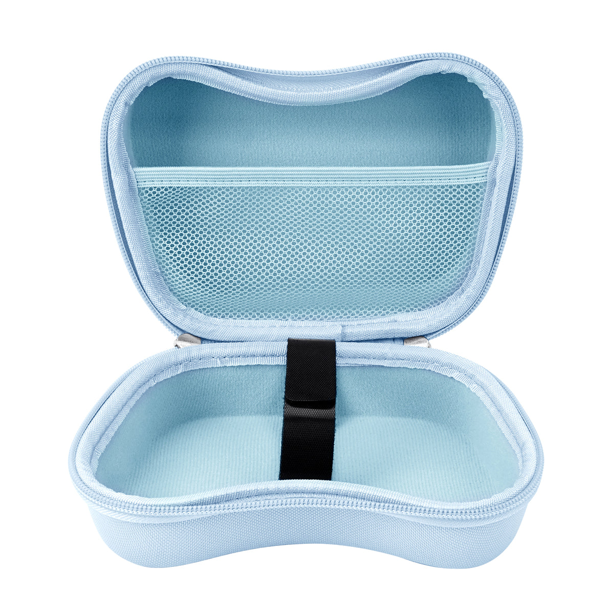 Linkidea Travel Controller Case Compatible with Xbox Series X/S, Nintendo Switch Pro, Gaming Accessories Carrying Bag, Protective Hard Shell Storage Case (Blue)