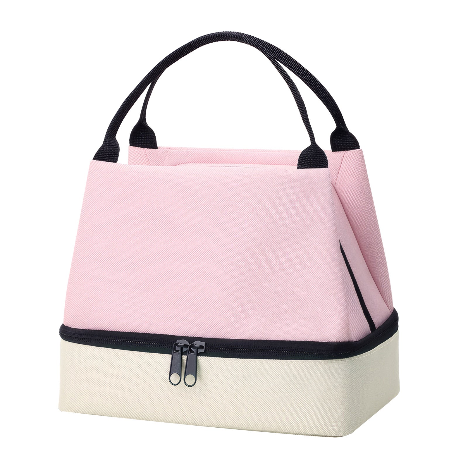 Linkidea Encrypted Oxford Cloth Lunch Bag, Large Capacity Reusable Insulated Lunch Bag for Picnic or Travel, Compatible with B.Box, Sunhanny, Pedeco, QQKO, Xgxn Lunch Box (Pink)
