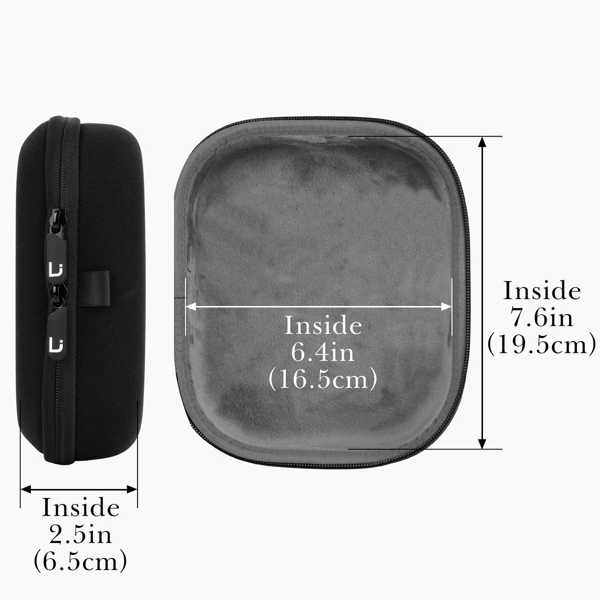Linkidea Headphones Carrying Case Compatible with Sony WH-1000XM6/1000XM4/1000XM3/XB900N, ULT Wear, MDR-1000X and More, Protective Hard Shell Travel Bag with Cable, Charger Storage (Black)