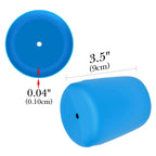 Linkidea 2 Pack Water Bottle Boot Compatible with Cirkul Plastic/Stainless Steel Bottle 22oz Series, Silicone Anti-Slip Bottle Bottom Sleeve Bumper Protector (Blue)