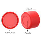 Linkidea 2 Pack Water Bottle Boot Compatible with IRON °FLASK Wide/Narrow Mouth 12oz/14oz/16oz/18oz/20oz/22oz/24oz, Silicone Bottle Bottom Sleeve Cover Bumper Protector (Red)