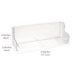 Eyeglasses Holder, Wall Mount Reading Glasses Storage Organizer for Bedroom Bathroom Study (Clear)