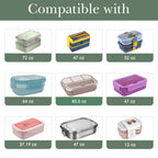 Linkidea Lunch Bag for Women, Large Leak Proof Lunch Tote Cooler, Lunch Tote Bag with Bottle Holder and Side Pockets, Compatible with NatraProw, LOVINA, Caperci (Military Green)