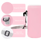 Linkidea Water Bottle Carrier with Strap Compatible with Simple Modern Summit Collection 22oz, Hydro Flask Wide Mouth, Waterbottle Sling Bag Holder with Shoulder Strap (Pink)