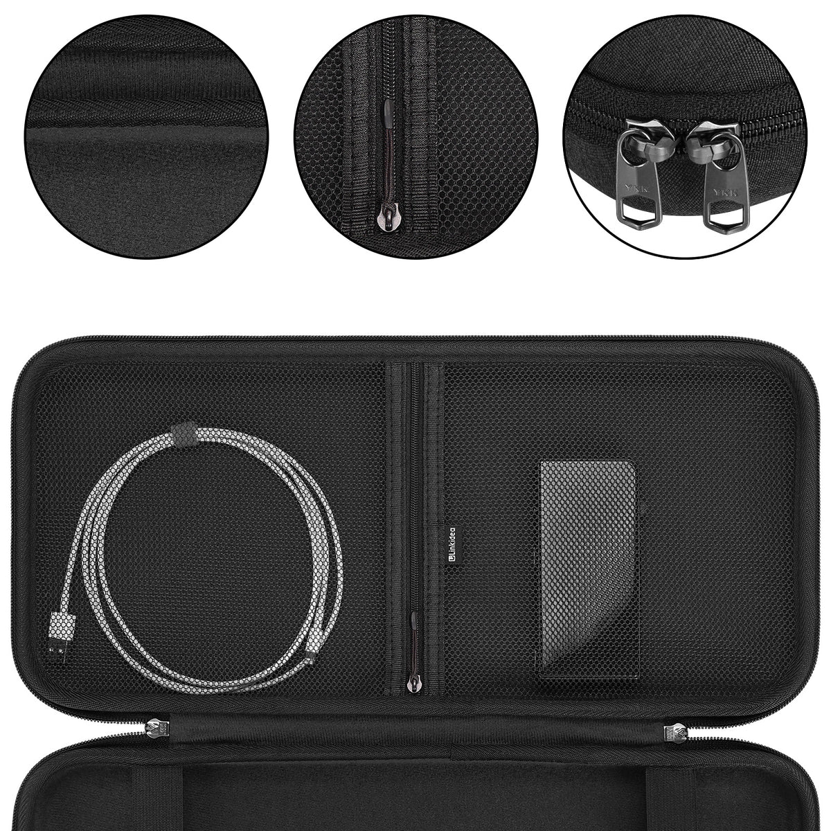 Linkidea Hard Travel Case for TKL Keyboard, Computer 87 Key Keyboard Carrying Case Protective Storage Box Bag, Compatible with Razer Huntsman V2 TKL Tenkeyless Keyboard