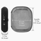 Linkidea Headphones Carrying Case Compatible with AKG Y500, Y50BT, Sony WH-CH520, Philips TAUH202BK Case, Protective Hard Shell Travel Bag with Cable, Charger Storage (Black)