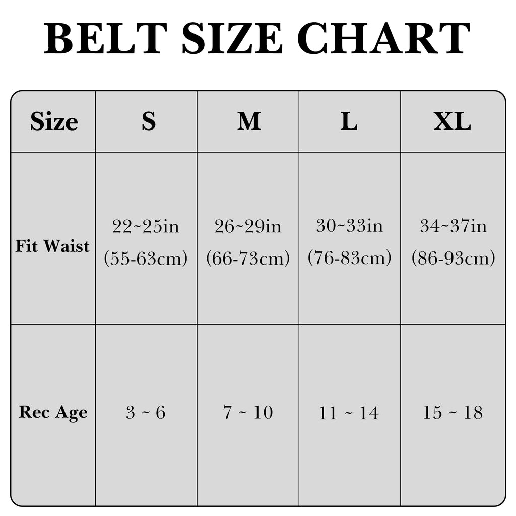 Linkidea Elastic Braided Kids Belt, Adjustable Buckle Black Belts for Girls, Stretchable Waistband Suitable for Age 3 - 6
