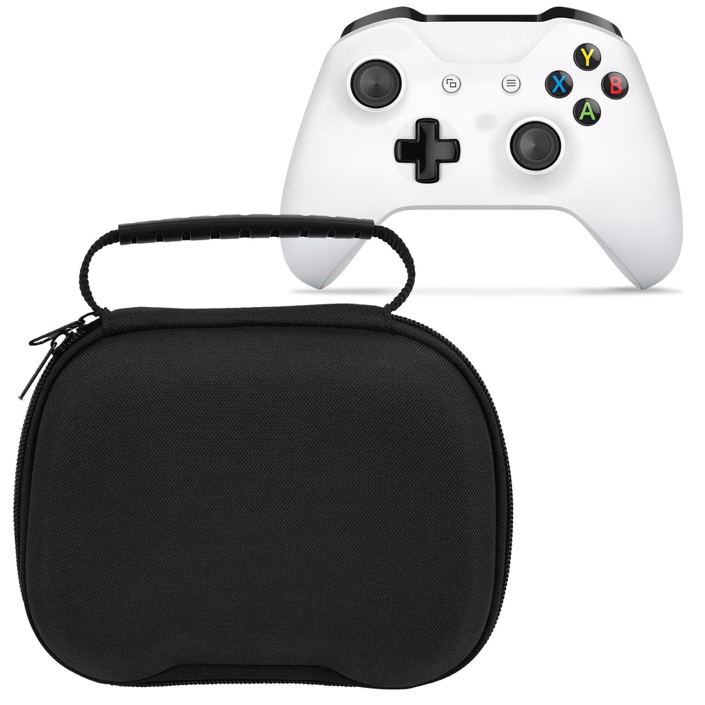 Linkidea Hard Controller Case Compatible with Steam Controller, Xbox Series X/S, Xbox One, Sony PS5/4, Nintendo Switch Pro Controller, Gaming Accessories Storage Carrying Bag (Black)