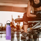 Linkidea 2 Pack Water Bottle Boot Compatible with Hydro Flask Wide Mouth 12oz/14oz/16oz/18oz/20oz, Silicone Bottle Bottom Sleeve Bumper Protector (Purple)